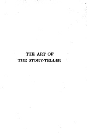 The Art Of The Story-teller