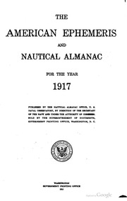 The American Ephemeris And Nautical Almanac. (1855-1980)