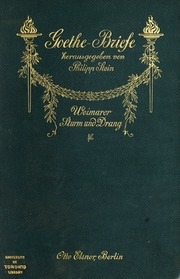 Goethe-briefe;