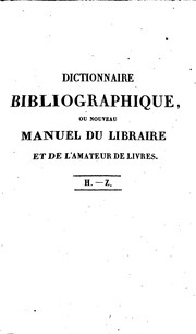 Dictionnaire Bibliographique