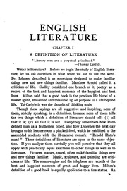 English Literature: An Introduction And Guide To The Best English Books: A Handbook For Schools And Readers