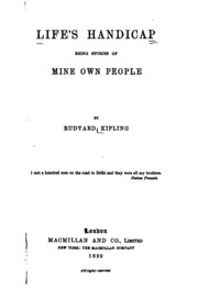 Life's Handicap : Being Stories Of Mine Own People