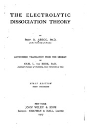 The Electrolytic Dissociation Theory