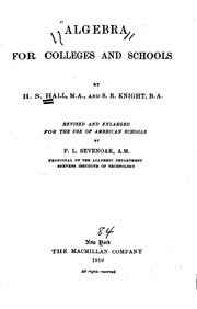 Algebra For Colleges And Schools / By
