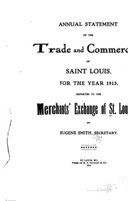 Annual Statement Of The Trade And Commerce Of St. Louis