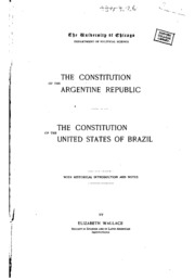 دستور جمهورية الأرجنتين
