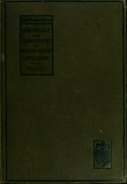 A Chronology And Practical Bibliography Of Modern German Literature