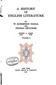 A History Of English Literature