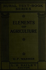 Elements Of Agriculture