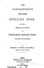 The Comprehensive English Spelling Book