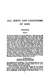 All Sorts And Conditions Of Men: An Impossible Story
