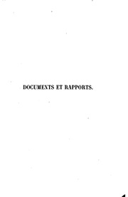 Documents & rapports de la Société paléontologique et archéologique de l'arrondissement judiciaire de Charleroi