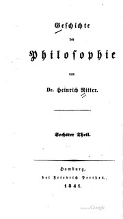 Geschichte der Philosophie