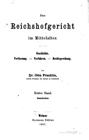 Das Reichshofgericht Im Mittelalter