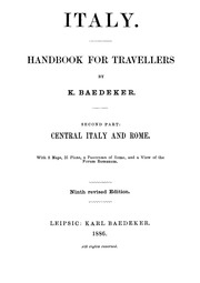 Italy : Handbook For Travellers