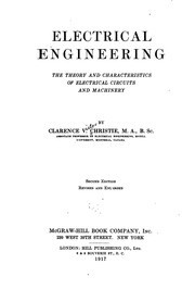 Electrical Engineering, The Theory And Characteristics Of Electrical Circuits And Machinery