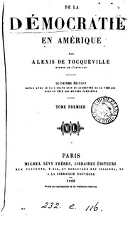 De la démocratie en Amérique