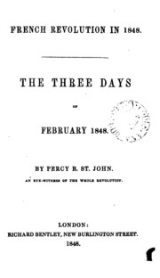 French Revolution Of 1848. The Three Days Of February 1848