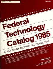 Federal Technology Catalog : Summaries Of Practical Technology