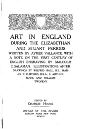 Art In England During The Elizabethan And Stuart Periods