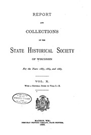 Collections Of The State Historical Society Of Wisconsin