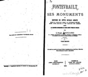 Fontevrault Et Ses Monuments, Ou Histoire De Cette Royale Abbaye Depuis Sa ...