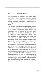 Bible Defence Of Slavery;