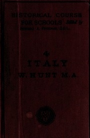 History Of Italy; With Maps
