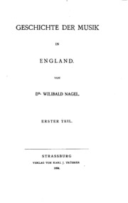 Geschichte Der Musik In England