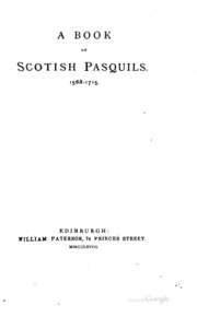 كتاب باسكويلس الاسكتلندي. 1568-1715