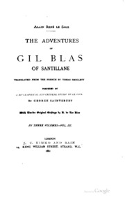 The Adventures Of Gil Blas Of Santillane