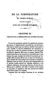 De la température du corps humain et de ses variations dans les diverses maladies