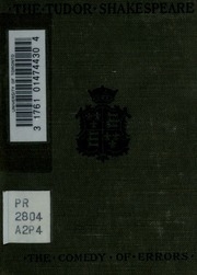 The Comedy Of Errors. Edited By Frederick Morgan Padelford