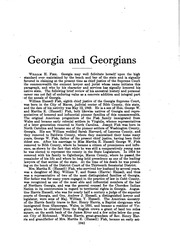 A Standard History Of Georgia And Georgians