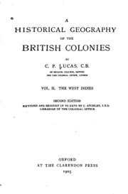 A Historical Geography Of The British Colonies