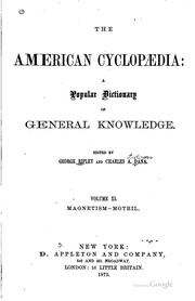 The American cyclopædia : a popular dictionary of general knowledge