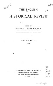 The English Historical Review