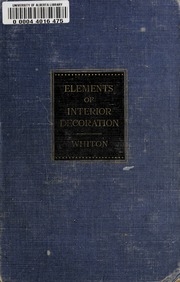 Elements Of Interior Decoration