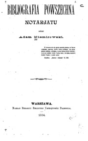 Bibliografia powszechna notarjatu