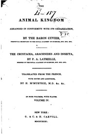 The Animal Kingdom Arranged In Conformity With Its Organization