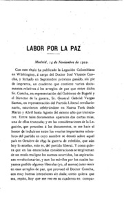 Al pueblo colombiano: Réplica á la legación colombiana en Wáshington. Labor ...
