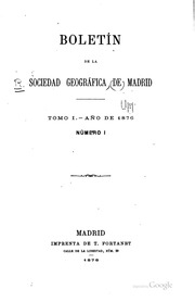 Boletín de la Real Sociedad Geográfica