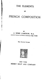 The Elements Of French Composition