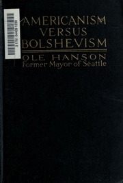 Americanism Versus Bolshevism