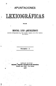 Apuntaciones lexicográficas