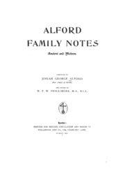 Alford Family Notes, Ancient And Modern