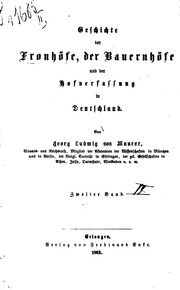 Geschichte der Fronhöfe, der Bauernhöfe und der Hofverfassung in Deutschland