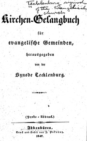 Kirchen-gesangbuch für evangelische gemeinden