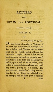 Letters Written During A Short Residence In Spain And Portugal