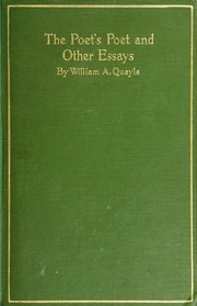 The Poet's Poet, And Other Essays